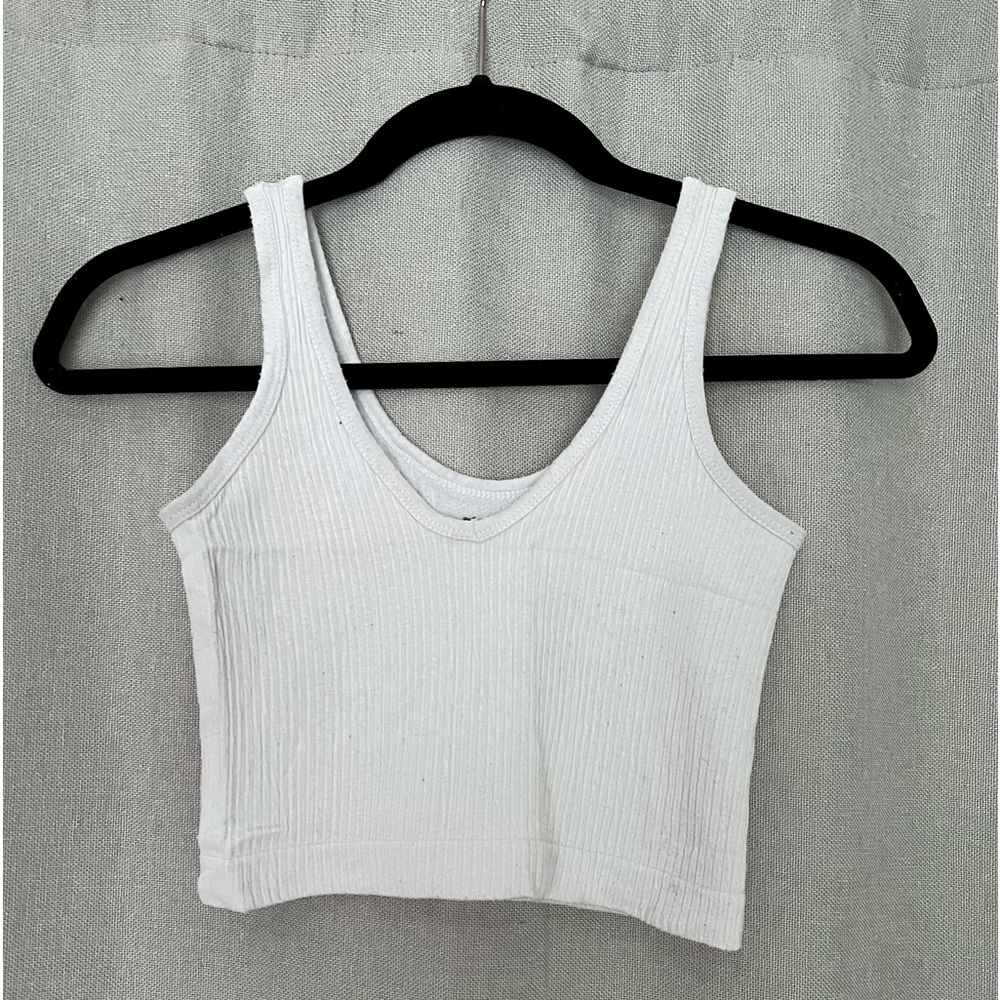 Urban Outfitters Crop Tank Top White Out From Under